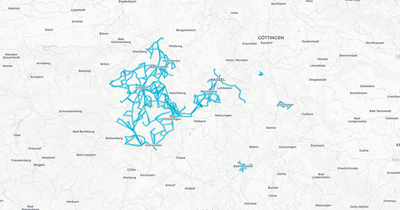 Liniennetz von BKW Bad Wildungen