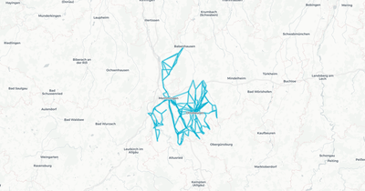 Liniennetz von Brandner Unterallgäu