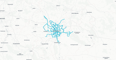 Liniennetz von BSVAG Bus
