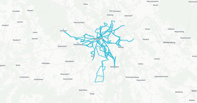 Liniennetz von Bus Bayreuth