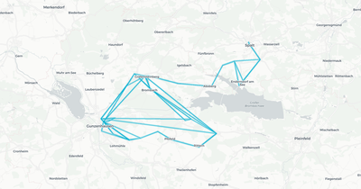 Liniennetz von Bus Region (OVF)