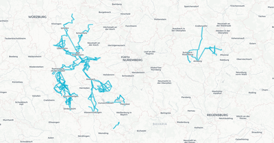 Liniennetz von Bus Region (Private VU)