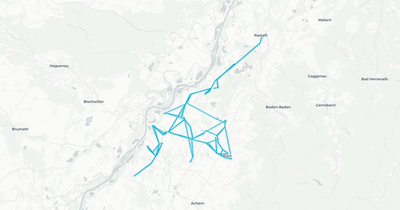 Liniennetz von Bus SWEG
