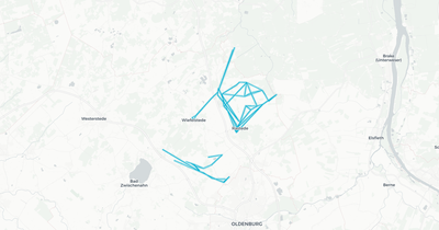 Liniennetz von Bus Wilmering