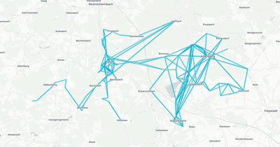 Liniennetz von Bus10