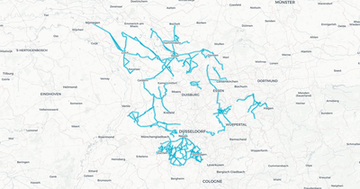 Liniennetz von Busverkehr Rheinland