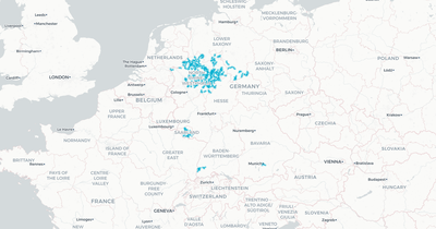 Liniennetz von Busverkehr Ruhr-Sieg