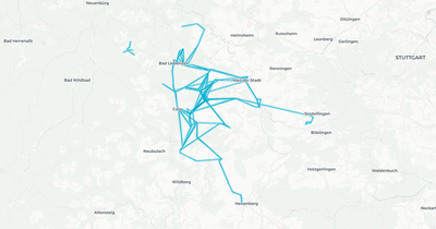 Liniennetz von Calw VPC