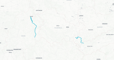 Liniennetz von cantus Verkehrsgesellschaft