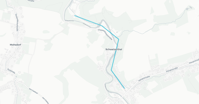 Liniennetz von Chemnitztalbahn