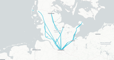 Liniennetz von DB Nord