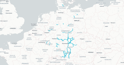Liniennetz von DB Regio AG Bayern