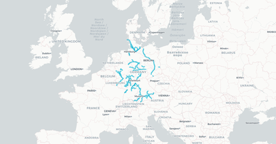 Liniennetz von DB Regio AG Nord