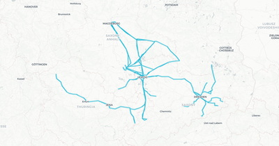 Liniennetz von DB Regio AG Südost