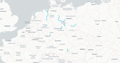 Liniennetz von DB RegioNetz Verkehrs GmbH Südostbayernbahn