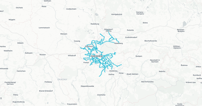 Liniennetz von DVB-Bus
