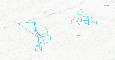 Liniennetz von Ebenbeck Verkehrsbetriebe