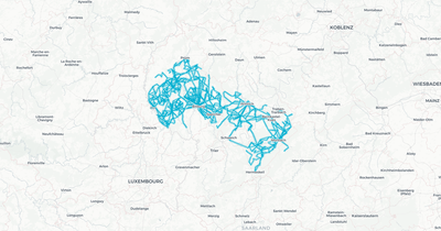 Liniennetz von Eifel-Mosel Verkehrsgesellschaft