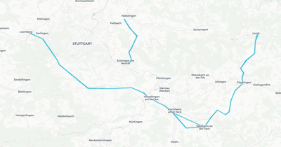 Liniennetz von Expressbus Relex1