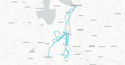 Liniennetz von Gebken Reisen GmbH