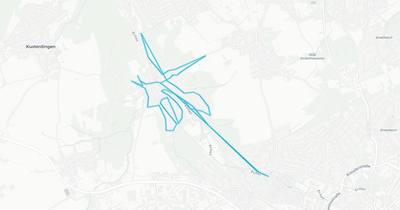 Liniennetz von genehmigungslose Bürgerauto-Verkehre