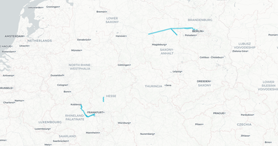 Liniennetz von go.on Gesellschaft für Bus- und Schienenverkehr mbH