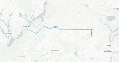Liniennetz von Günter Anger Güterverkehrs GmbH & Co. Omnibusvermietung KG