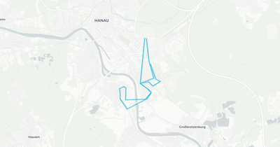 Liniennetz von Hanauer Straßenbahn GmbH