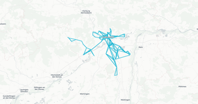 Liniennetz von HEAG-Straßenbahn