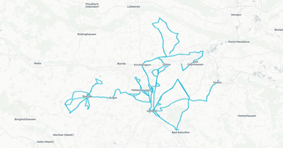 Liniennetz von Herford E