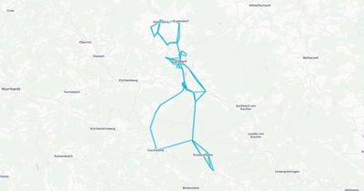 Liniennetz von Hofmann Omnibusverkehr