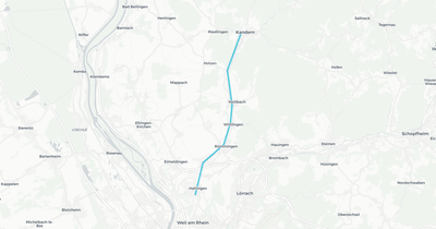Liniennetz von Kandertalbahn