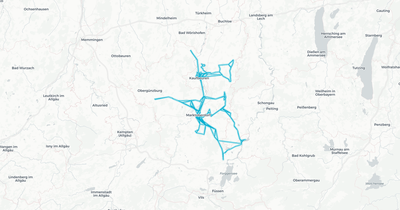 Liniennetz von Kirchweihtal