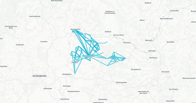 Liniennetz von Kleinhenz