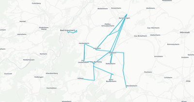Liniennetz von Kommunalverkehr Rhein-Nahe
