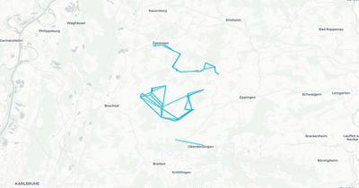 Liniennetz von Kraichtal Bus GbR