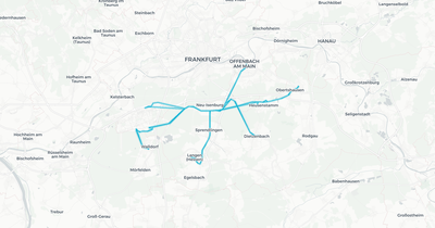 Liniennetz von Kreativ Tours GmbH