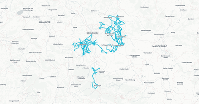 Liniennetz von KVG Braunschweig mbH