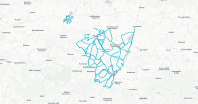 Liniennetz von KVG-Bus