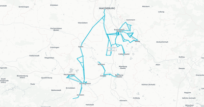 Liniennetz von KVG Salzland