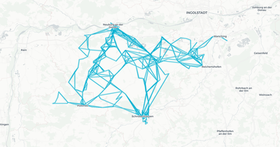 Liniennetz von Landkreis Neuburg-Schrobenhausen