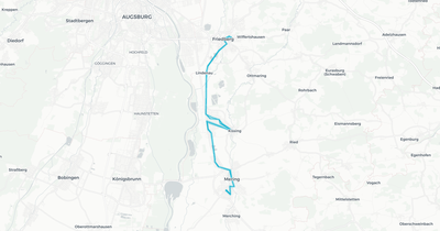 Liniennetz von Lech Süd (ab 2025)