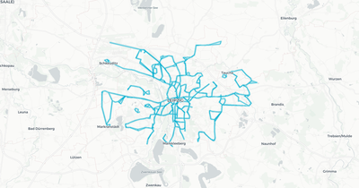 Liniennetz von Leipziger Verkehrsbetriebe