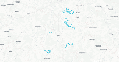 Liniennetz von LNG Fulda