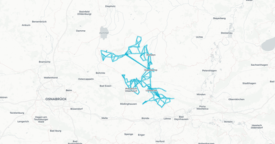 Liniennetz von Lübbecke A