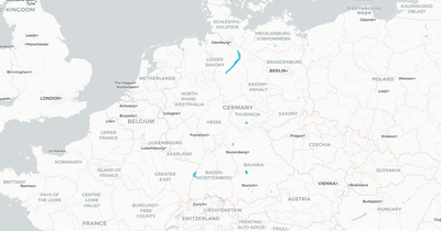 Liniennetz von metronom