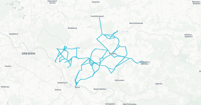 Liniennetz von MüllerBusReisen