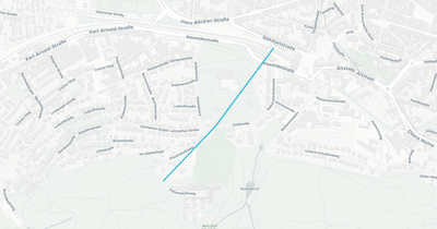 Liniennetz von MVG Shuttelverkehr FH Iserlohn