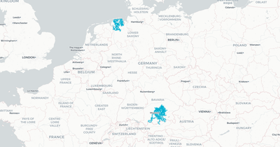 Liniennetz von MVV-Regionalbus