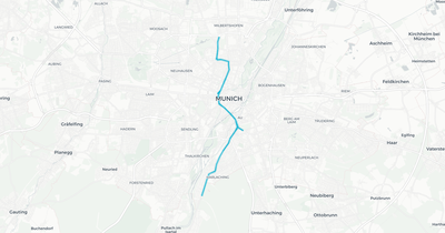 Liniennetz von NachtTram München